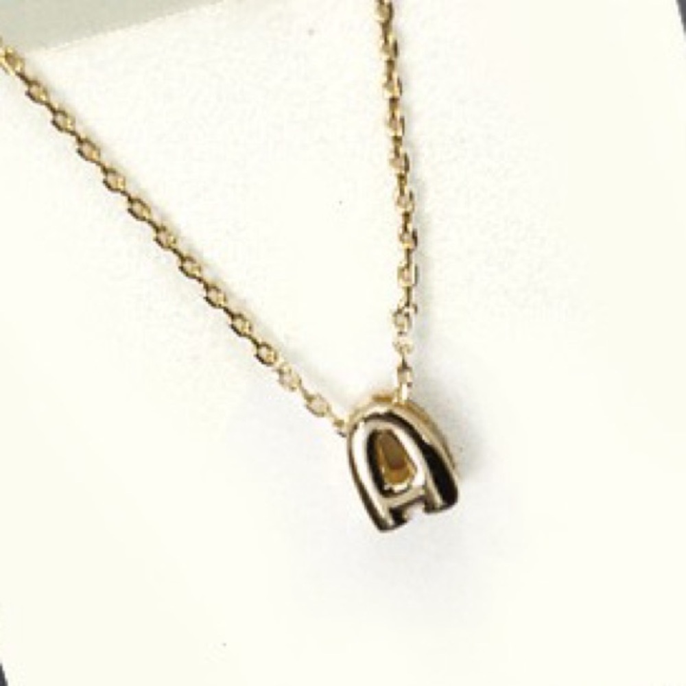 Mini Initial Bubble Necklace (5101)
